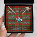 Sea Turtle Necklace To My Beautiful Soulmate Necklace In Your Eyes I Have Found My Home Clan Auchinleck Tartan Blue Turtle Necklace, Valentine Necklace Gift for Girlfriend Clan Mitchell Ancient Tartan Sunflower Pendant Necklace, Scottish Tartan Jewelry, valentine necklace, necklace girlfriend, necklace for wife, cute necklaces for girlfriend, jewelry for girlfriend, to my soulmate necklace, to my future wife necklace