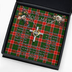 To My Beautiful Soulmate Necklace In Your Eyes I Have Found My Home Clan Pollock Tartan Cross Dancing Necklace