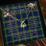 To My Beautiful Soulmate Necklace In Your Eyes I Have Found My Home Clan Forbes Tartan Wishbone Dancing Necklace