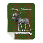 Scotstee Shop Plaid Tartan Blanket With Moose Clan MacAlister of Glenbarr Hunting Plaid Blanket, plaid blanket australia,plaid blanket canada,plaid christmas blanket,plaid fleece sherpa blanket,plaid sherpa blanket canada,plaid sherpa blanket lipstick,plaid sherpa blanket pink,plaid sherpa blanket queen