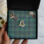 To My Beautiful Soulmate Necklace In Your Eyes I Have Found My Home Clan MacNeill Of Colonsay Tartan Forever Love Necklace
