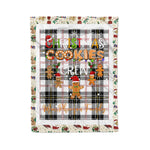 Personalized Gift Tartan Plaid Blanket Clan MacPherson Modern With Christmas Cookie Baking Crew Christmas Gift Blanket, Plaid Blanket, Christmas Fleece Blanket, Christmas Blanket, Tartan Blanket, Scottish Blanket, Scotland Blanket, Family Name Blanket, Custom Blanket, Personalized Blanket