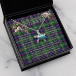 Sea Turtle Necklace To My Beautiful Soulmate Necklace In Your Eyes I Have Found My Home Clan Sutherland Tartan Blue Turtle Necklace