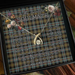 To My Beautiful Soulmate Necklace In Your Eyes I Have Found My Home Clan Farquharson Weathered Tartan Wishbone Dancing Necklace