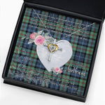 Gift For My Beautiful Girlfriend Necklace Valentine Necklace Clan MacKinlay Ancient Tartan Cross Dancing Necklace Scottish Tartan Jewelry