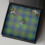 To My Beautiful Soulmate Necklace In Your Eyes I Have Found My Home Clan Johnston Ancient Tartan Crown Pendant Necklace