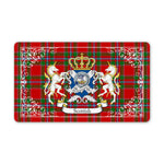 Doormat - Welcome Mat Scottish Drummond Of Perth Clan Badge Tartan Door Mat, Plaid Doormat