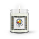 Soy Wax Candle - Buffalo Plaid Candle Clan Badge Campbell Argyll Weathered Tartan Plaid Soy Wax Candle, oil candle, candle handmade, wax candle, soy wax, nature wax, natural soy wax, natural soy candles, natural candle