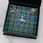 Sea Turtle Necklace To My Beautiful Soulmate Necklace In Your Eyes I Have Found My Home Clan Arbuthnott Hunting Tartan Blue Turtle Necklace