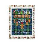 Personalized Gift Tartan Plaid Blanket Clan Gordon Ancient With Christmas Cookie Baking Crew Christmas Gift Blanket, Plaid Blanket, Christmas Fleece Blanket, Christmas Blanket, Tartan Blanket, Scottish Blanket, Scotland Blanket, Family Name Blanket, Custom Blanket, Personalized Blanket