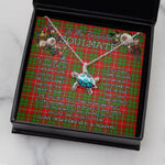 Sea Turtle Necklace To My Beautiful Soulmate Necklace In Your Eyes I Have Found My Home Clan Burnett Tartan Blue Turtle Necklace