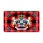 Doormat - Welcome Mat Scottish Cunningham Modern Tartan Door Mat, Plaid Doormat
