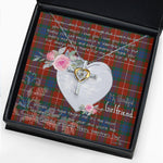 Gift For My Beautiful Girlfriend Necklace Valentine Necklace Clan Fraser Ancient Tartan Cross Dancing Necklace Scottish Tartan Jewelry