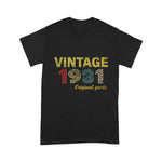 Vintage 1981 Cool 40 Year Old 40th Birthday Gift Birthday Shirt Funny 40th Birthday T Shirts - Scotstee Shop