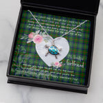 Sea Turtle Necklace Gift for My Beautiful Girlfriend Valentines Necklace Clan Cranstoun Tartan Blue Turtle Necklace
