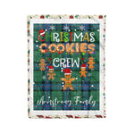 Personalized Gift Tartan Plaid Blanket Clan Armstrong Ancient With Christmas Cookie Baking Crew Christmas Gift Blanket, Plaid Blanket, Christmas Fleece Blanket, Christmas Blanket, Tartan Blanket, Scottish Blanket, Scotland Blanket, Family Name Blanket, Custom Blanket, Personalized Blanket