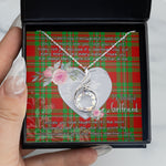 Rising Phoenix Necklace - Valentine Necklace Clan Peter Tartan Gift for Girlfriend, Gift for My Wife Rising Phoenix Necklace
