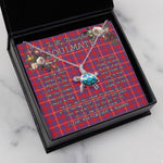 Sea Turtle Necklace To My Beautiful Soulmate Necklace In Your Eyes I Have Found My Home Clan Hamilton Modern Tartan Blue Turtle Necklace