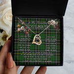 To My Beautiful Soulmate Necklace In Your Eyes I Have Found My Home Clan MacAlpine Modern Tartan Forever Love Necklace