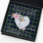 Gift For My Beautiful Girlfriend Necklace Valentine Necklace Clan Lamont Tartan Cross Dancing Necklace Scottish Tartan Jewelry