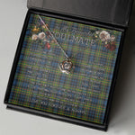 To My Beautiful Soulmate Necklace In Your Eyes I Have Found My Home Clan MacLellan Tartan Crown Pendant Necklace