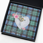 Gift For My Beautiful Girlfriend Necklace Valentine Necklace Clan Mitchell Ancient Tartan Cross Dancing Necklace Scottish Tartan Jewelry