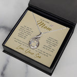 To My Loving Mom Necklace You Are Important To Me Gift For Her Mother's Day Mother's Day Phoenix Rising Necklace