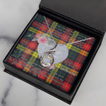 Rising Phoenix Necklace - Valentine Necklace Clan Masterton Bcn Tartan Gift for Girlfriend, Gift for My Wife Rising Phoenix Necklace