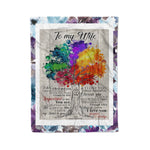 Scotstee Shop - Personalized Gift Letter To My Wife Love Quote For Wife Matching Couples Gift Fleece Blanket