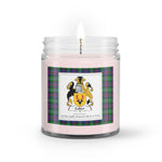 Soy Wax Candle - Buffalo Plaid Candle Calder Family Crest Tartan Plaid Soy Wax Candle, oil candle, candle handmade, wax candle, soy wax, nature wax, natural soy wax, natural soy candles, natural candle