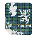 Sherpa Blanket - Tartan Blanket Thistle and Lion Scottish Clan MacEwen Ancient Plaid Blanket, plaid sherpa blanket queen,purple sherpa blanket,queen sherpa blanket,queen size sherpa blanket,red sherpa blanket,scottish tartan blankets,sherpa blanket,sherpa christmas blanket