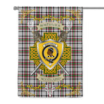 House Flag - Borthwick Irish Shield Celtic Cross Tartan Garden Flag St Patrick's Day Garden Flag