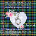 Rising Phoenix Necklace - Valentine Necklace Clan Allison Tartan Gift for Girlfriend, Gift for My Wife Rising Phoenix Necklace