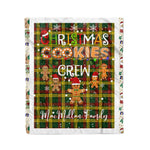 Personalized Gift Tartan Plaid Blanket Clan MacMillan With Christmas Cookie Baking Crew Christmas Gift Blanket, Plaid Blanket, Christmas Fleece Blanket, Christmas Blanket, Tartan Blanket, Scottish Blanket, Scotland Blanket, Family Name Blanket, Custom Blanket, Personalized Blanket