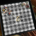 To My Beautiful Soulmate Necklace In Your Eyes I Have Found My Home Clan Erskine Black and White Tartan Wishbone Dancing Necklace