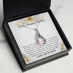 Mommy Necklace, To My Amazing Mommy Gift Necklace, 1st Mother's Day Present For New Mom From New Born Baby, Sentimental Gift From Baby To Mom, New Mommy Gift