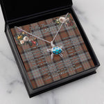 Sea Turtle Necklace To My Beautiful Soulmate Necklace In Your Eyes I Have Found My Home Clan Cameron Of Erracht Weathered Tartan Blue Turtle Necklace