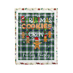 Products Personalized Gift Tartan Plaid Blanket Clan Forbes Dress With Christmas Cookie Baking Crew Christmas Gift Blanket, Plaid Blanket, Christmas Fleece Blanket, Christmas Blanket, Tartan Blanket, Scottish Blanket, Scotland Blanket, Family Name Blanket, Custom Blanket, Personalized Blanket