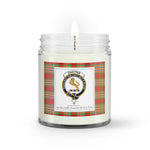 Soy Wax Candle - Buffalo Plaid Candle Clan Crest Badge Chattan Tartan Plaid Soy Wax Candle, oil candle, candle handmade, wax candle, soy wax, nature wax, natural soy wax, natural soy candles, natural candle