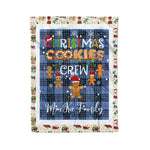 Personalized Gift Tartan Plaid Blanket Clan MacKie Ancient With Christmas Cookie Baking Crew Christmas Gift Blanket, Plaid Blanket, Christmas Fleece Blanket, Christmas Blanket, Tartan Blanket, Scottish Blanket, Scotland Blanket, Family Name Blanket, Custom Blanket, Personalized Blanket