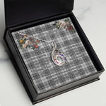 To My Beautiful Soulmate Necklace In Your Eyes I Have Found My Home Clan Sandilands Grey Tartan Rising Phoenix Necklace