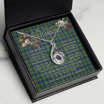 To My Beautiful Soulmate Necklace In Your Eyes I Have Found My Home Clan Dickson Tartan Rising Phoenix Necklace