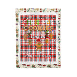 Personalized Gift Tartan Plaid Blanket Clan Renton With Christmas Cookie Baking Crew Christmas Gift Blanket, Plaid Blanket, Christmas Fleece Blanket, Christmas Blanket, Tartan Blanket, Scottish Blanket, Scotland Blanket, Family Name Blanket, Custom Blanket, Personalized Blanket