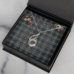 To My Beautiful Soulmate Necklace In Your Eyes I Have Found My Home Clan Davidson of Tulloch Dress Tartan Rising Phoenix Necklace