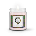 Soy Wax Candle - Buffalo Plaid Candle Clan Crest Badge Cochrane Hunting Tartan Plaid Soy Wax Candle, oil candle, candle handmade, wax candle, soy wax, nature wax, natural soy wax, natural soy candles, natural candle