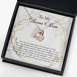 Love Dancing Necklace - Stepmom Necklace, Bonus Mom Necklace, Step Mother Gift From Bride, Mother's Day Gift For Step Mom Necklace