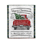 Tartan Blanket Vintage Red Truck with Christmas Tree Family Scottish Clan Scott Green Modern plaid blanket, red plaid blanket, buffalo plaid blanket, green plaid blanket, plaid fleece blanket, blue plaid blanket, red tartan blanket, tartan plaid blanket, black and white plaid blanket, , christmas plaid blanket, orange plaid blanket, tartan plaid throw blanket, pink plaid blanket, brown plaid blanket, buffalo check blanket