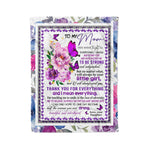 Scotstee Shop - Fleece Blanket - Personalized gift Blanket for mom, Blanket Gift for Mom Mother Day Gift