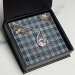 To My Beautiful Soulmate Necklace In Your Eyes I Have Found My Home Clan Clark Tartan Rising Phoenix Necklace