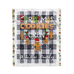 Personalized Gift Tartan Plaid Blanket Clan MacRae Dress Modern With Christmas Cookie Baking Crew Christmas Gift Blanket, Plaid Blanket, Christmas Fleece Blanket, Christmas Blanket, Tartan Blanket, Scottish Blanket, Scotland Blanket, Family Name Blanket, Custom Blanket, Personalized Blanket